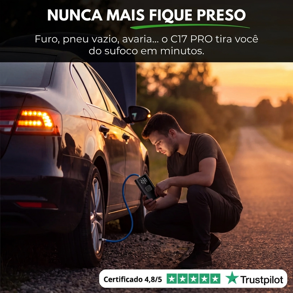 Inflador Portátil C17 PRO