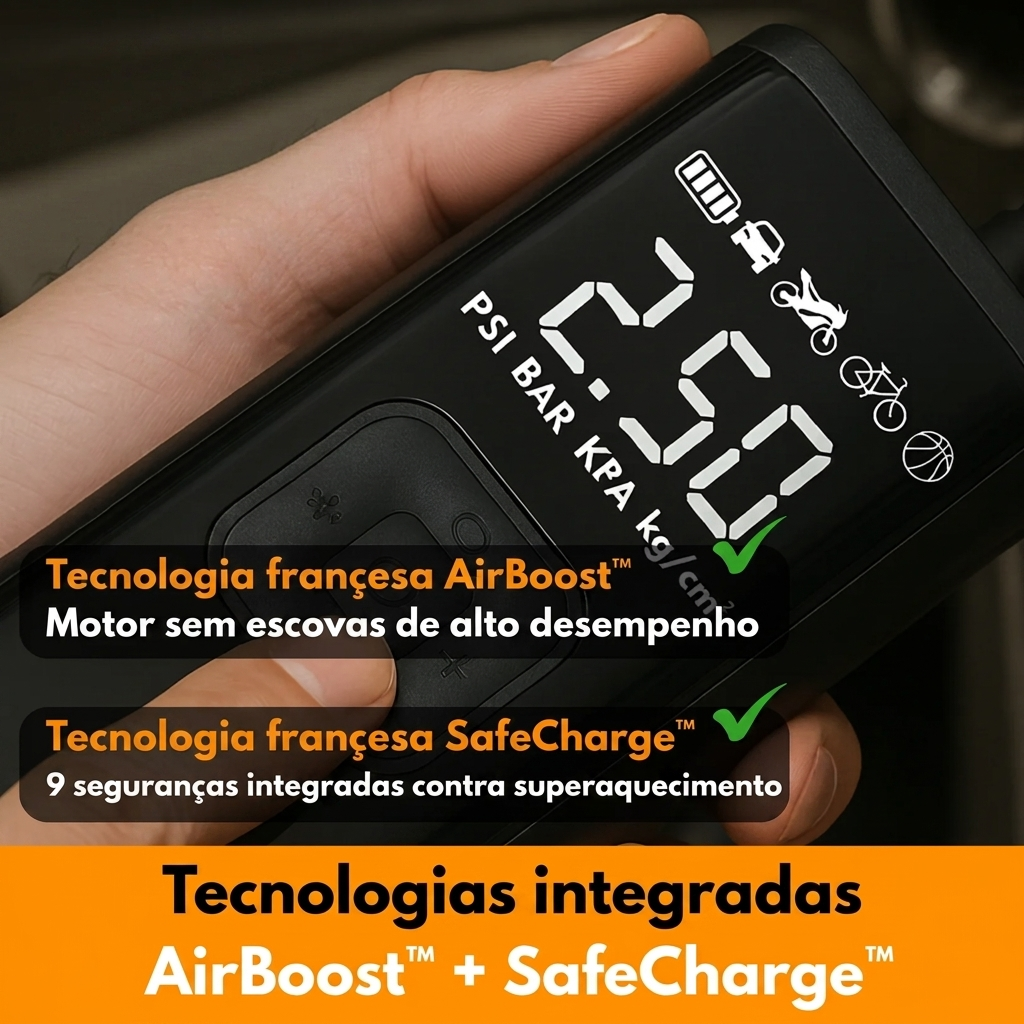 Inflador Portátil C17 PRO
