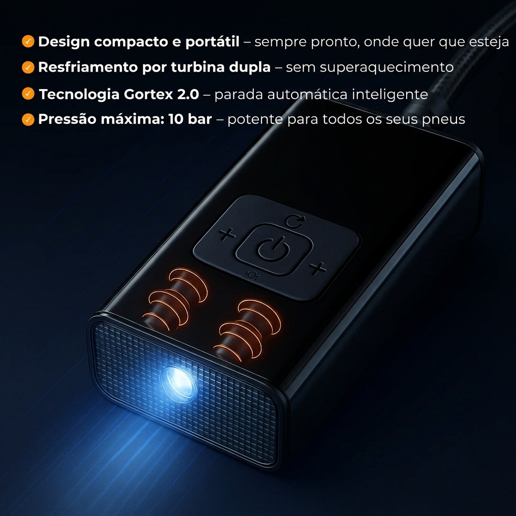 Inflador Portátil C17 PRO