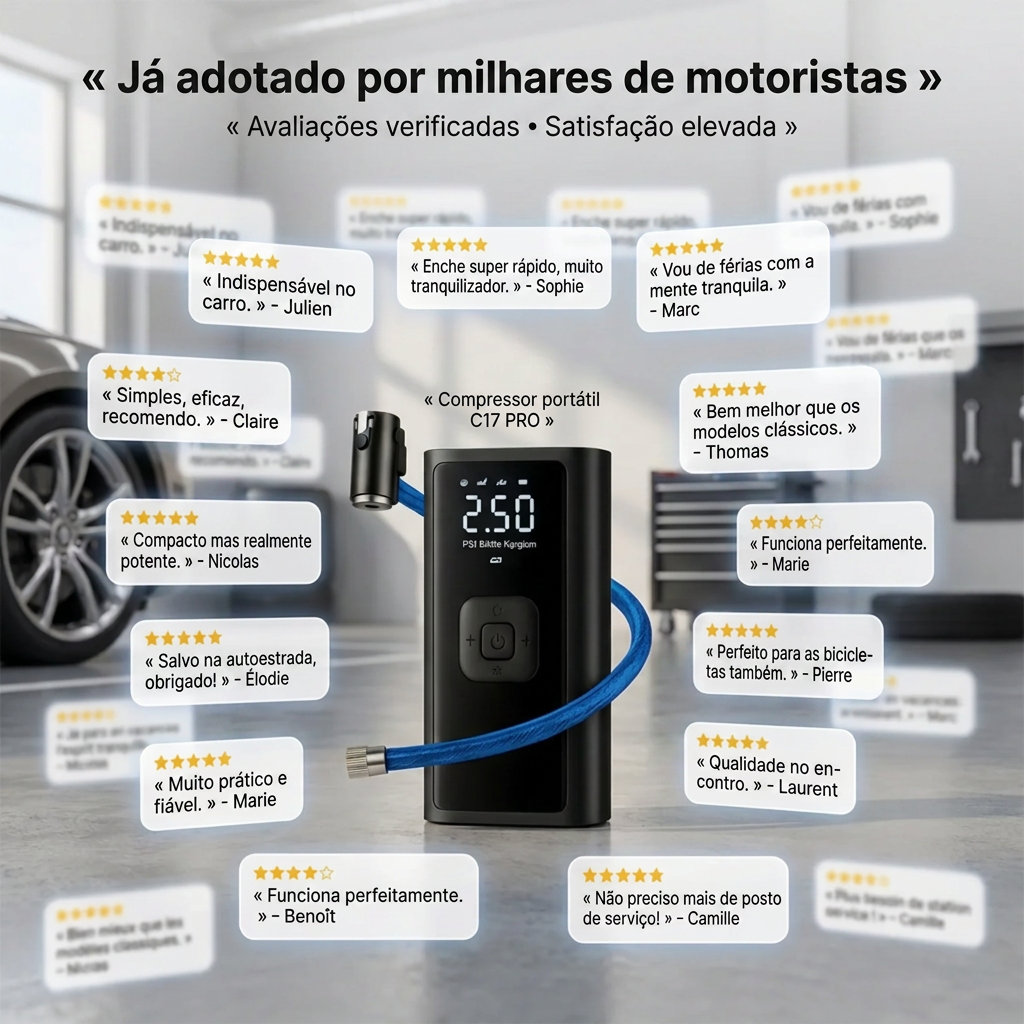 Inflador Portátil C17 PRO