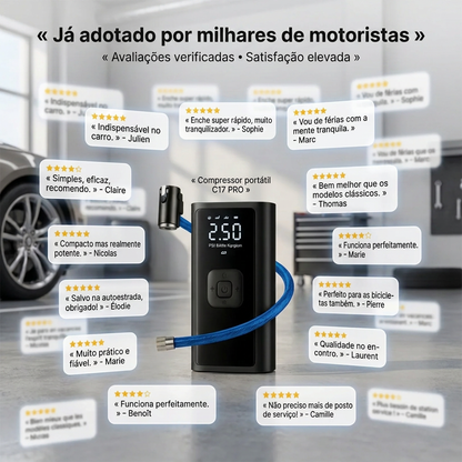 Inflador Portátil C17 PRO